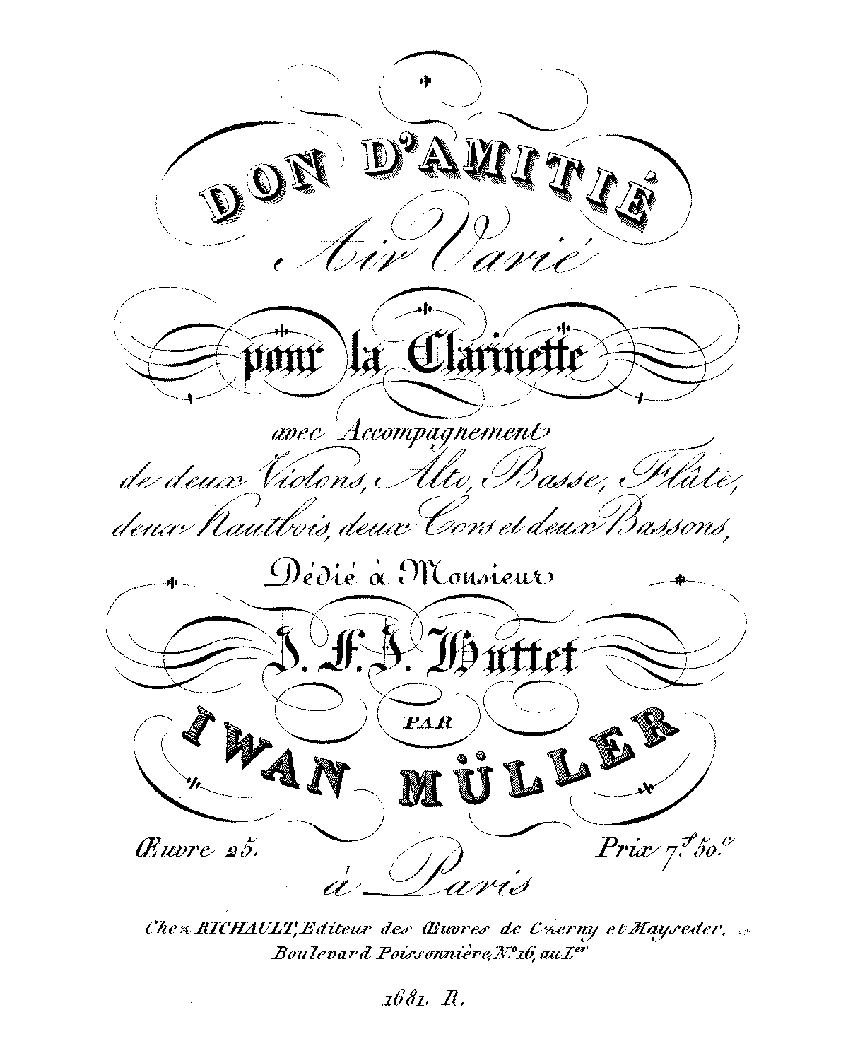 Don d'amitié, Op.25 (Müller, Iwan) - IMSLP