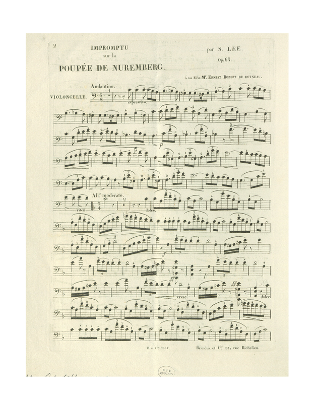 Impromptu sur 'La poupée de Nuremberg'