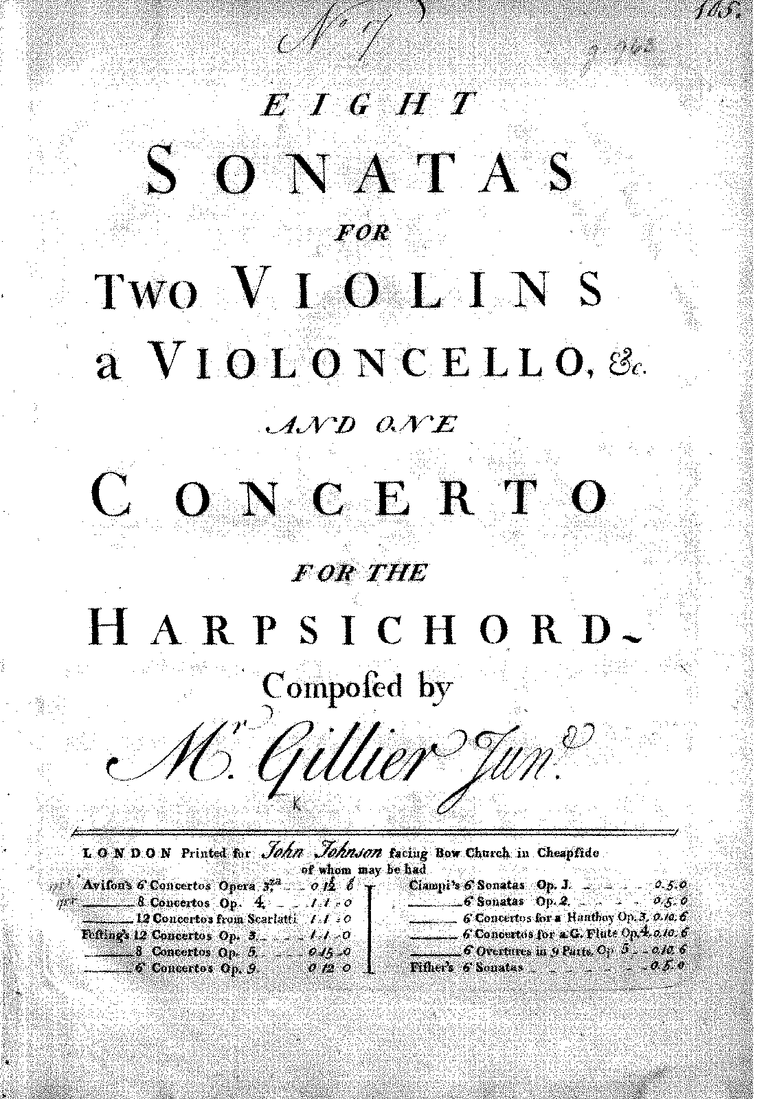 8 Trio Sonatas and 1 Concerto (Gillier le jeune) - IMSLP