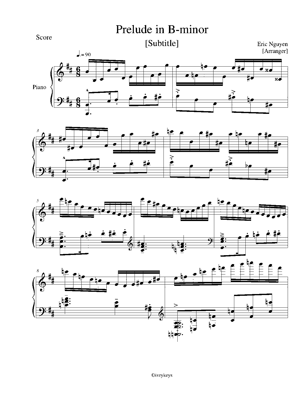 Prelude In B Minor Op 1 No 4 Nguyen Eric Imslp Prelude In B Minor Op 1 No 4 Nguyen Eric Imslp