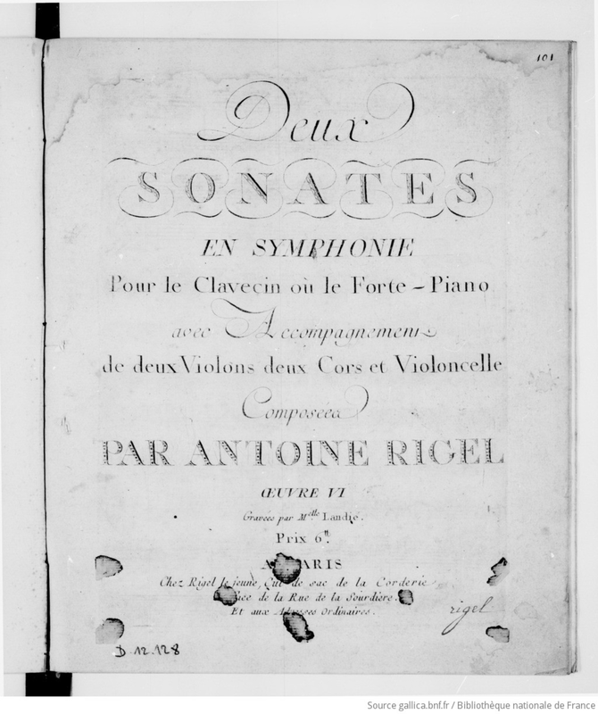 2 Sonates en symphonie