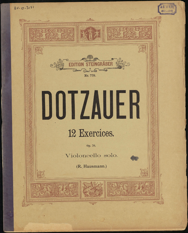 12 Exercises for Cello
