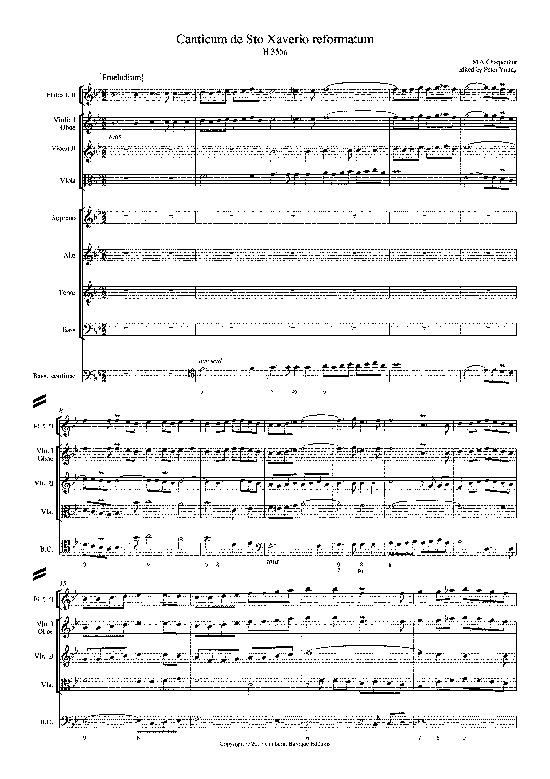 Canticum De Sancto Xaverio Reformatum, H.355a (charpentier, Marc 