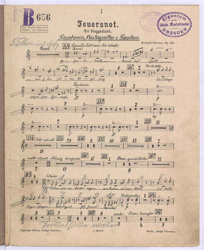 File:PMLP52415-Strauss Feuersnot, Op.50 (SLUB) - Tambourine, Castanets, Tam-Tam.pdf