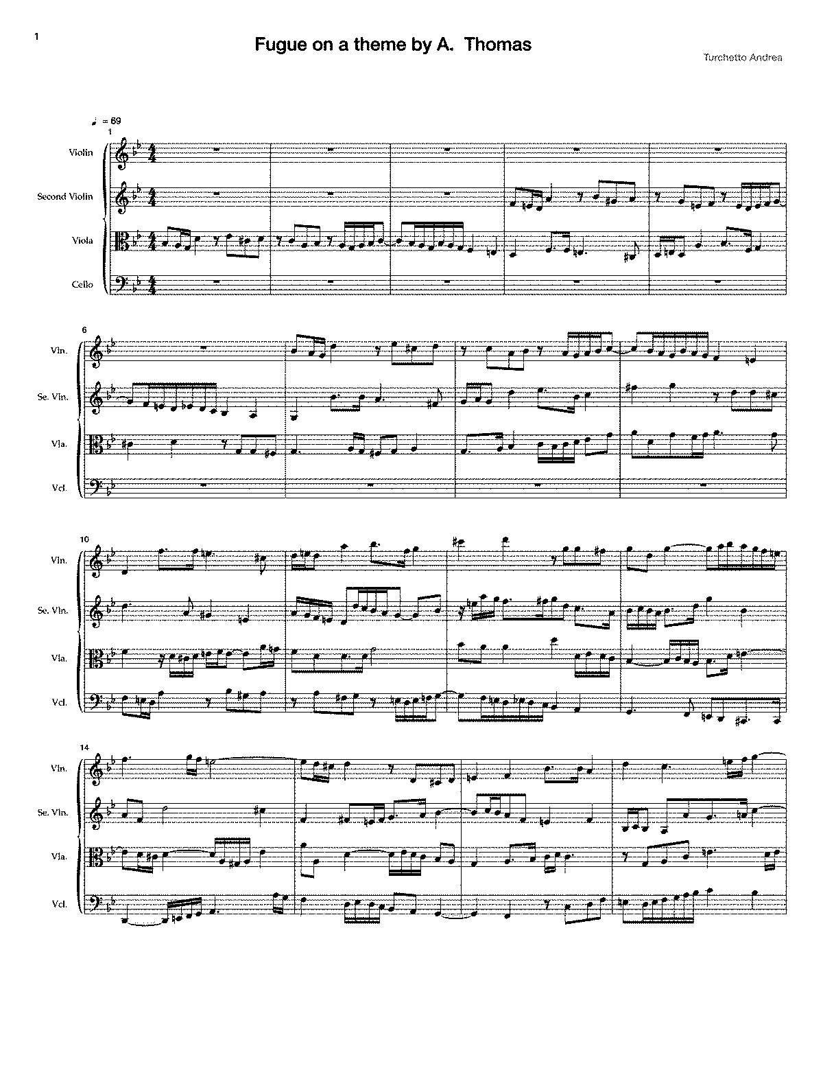 Fugue on a Theme by A. Thomas (Turchetto, Andrea) - IMSLP