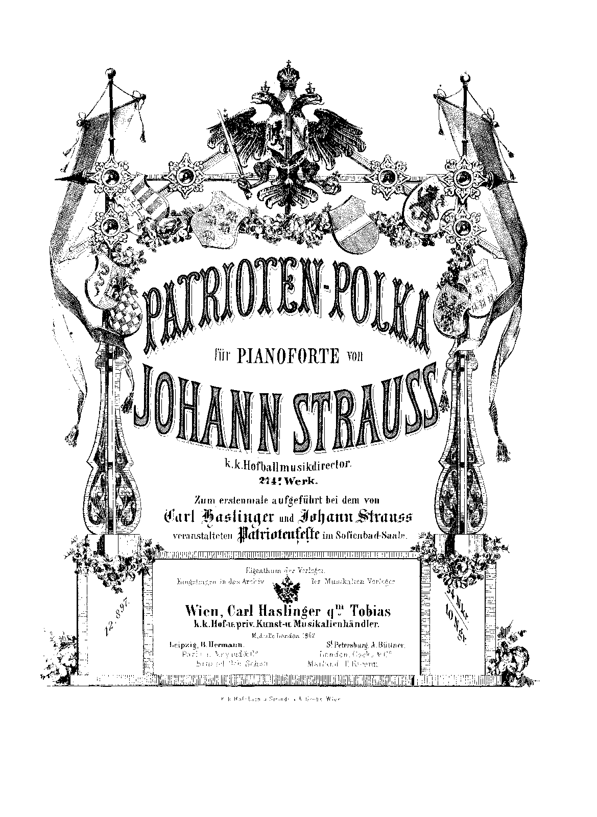 Patrioten-Polka, Op.274