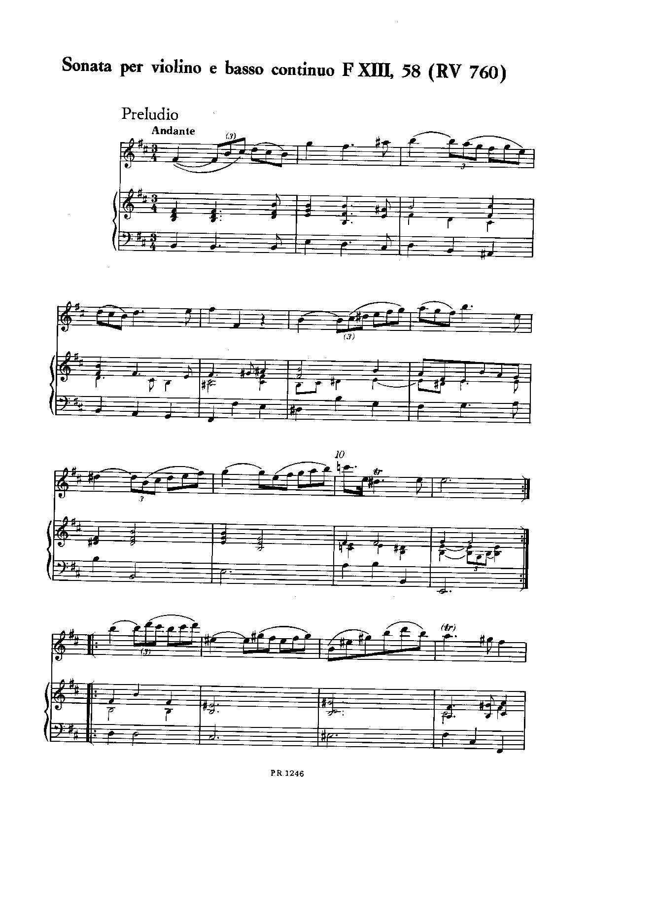 Violin Sonata in B minor