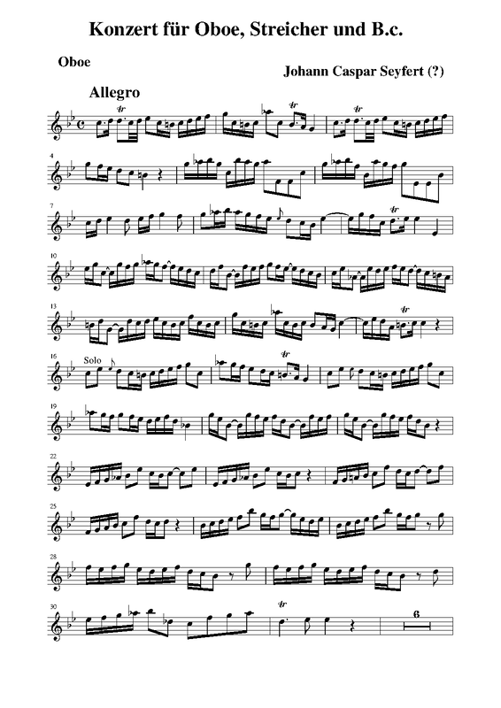 Oboe Concerto in C minor (Seyfert, Martin) IMSLP Free Sheet Music