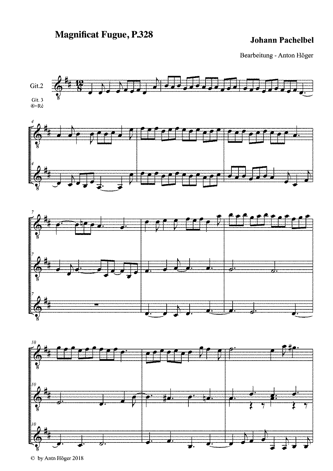 Magnificat Fugue, P.328 (Pachelbel, Johann) - IMSLP