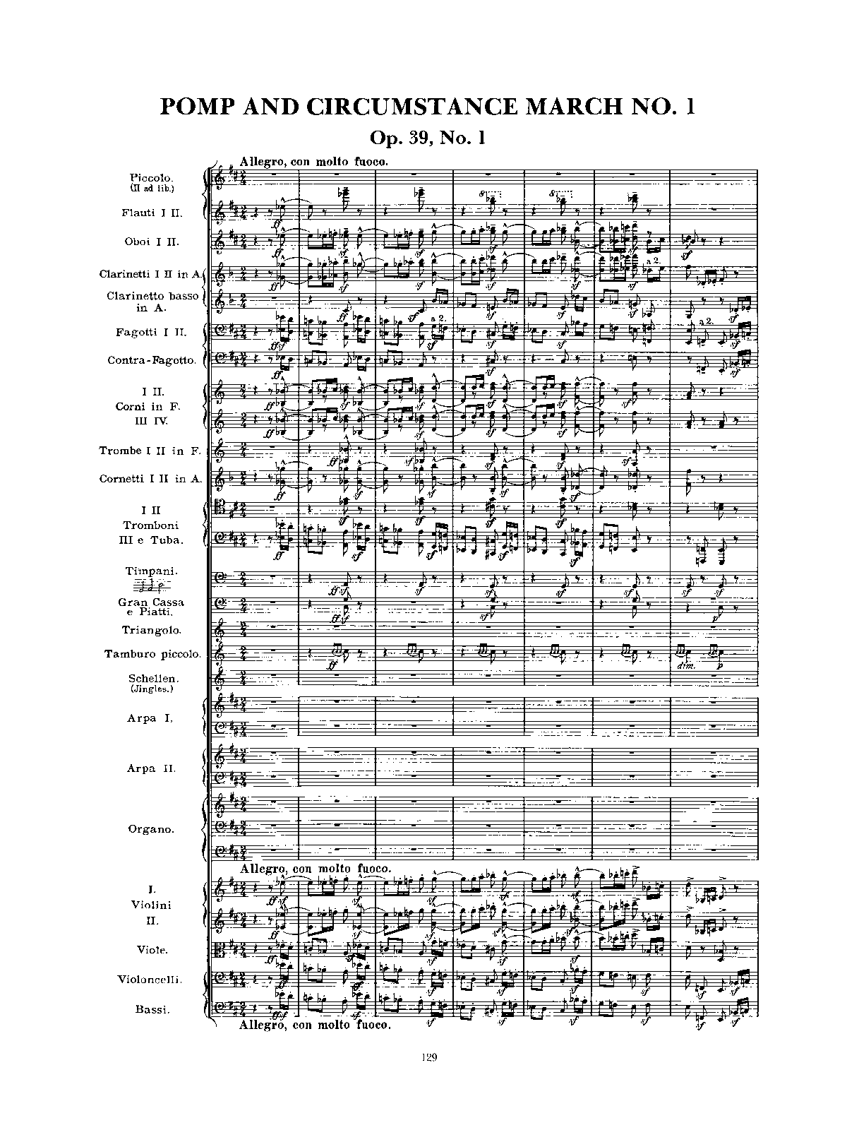 Pomp and Circumstance March No.1