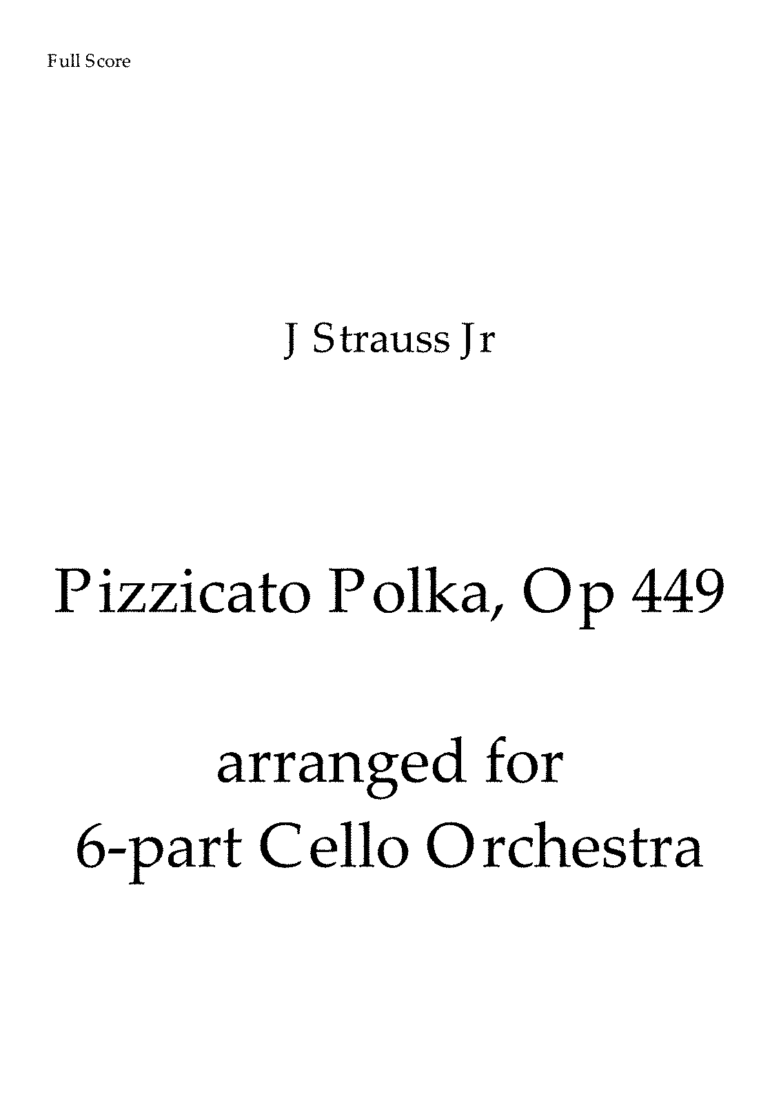 j.strauss pizzicato polka
