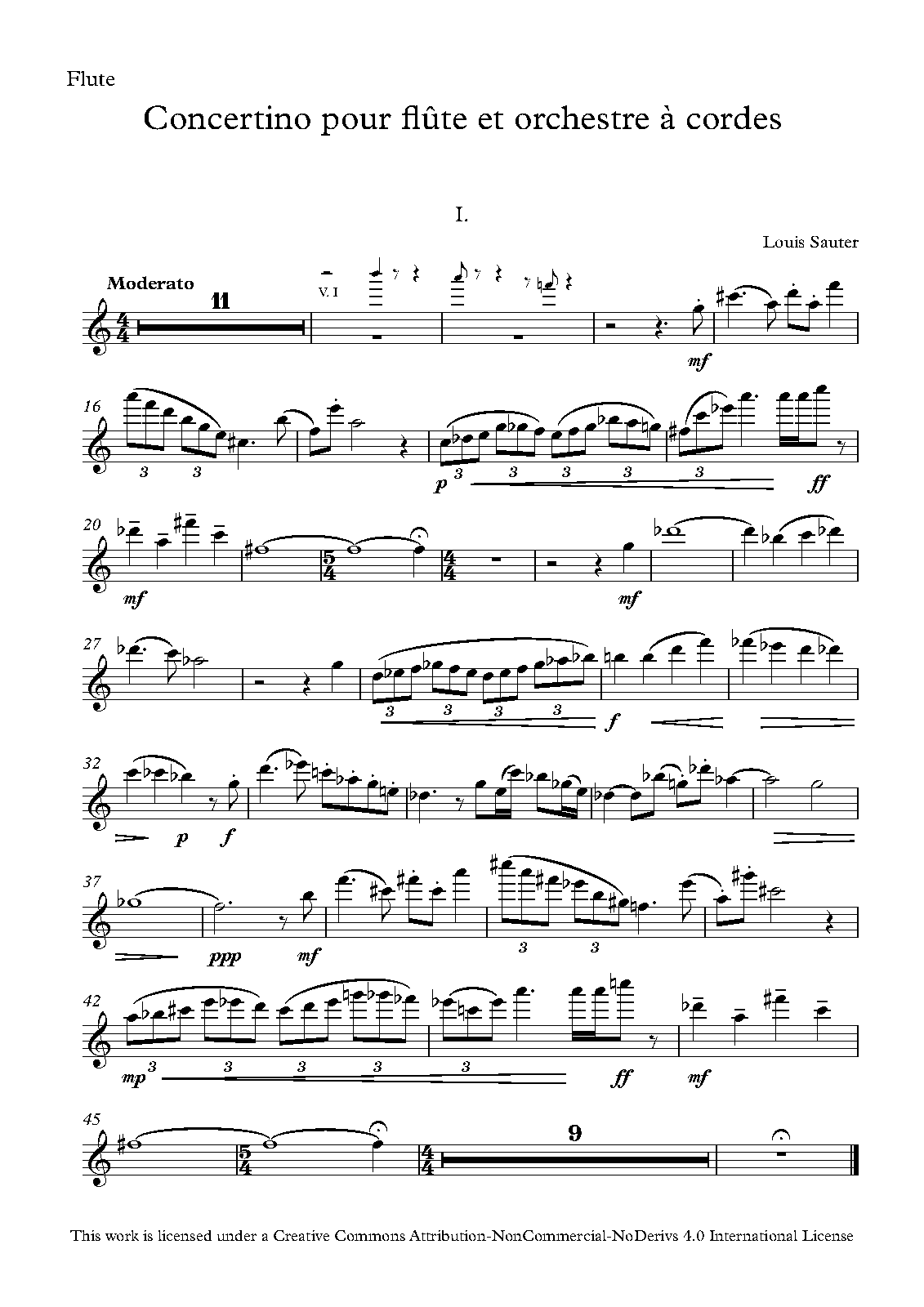 Flute Concertino, Op.112 (Sauter, Louis) IMSLP