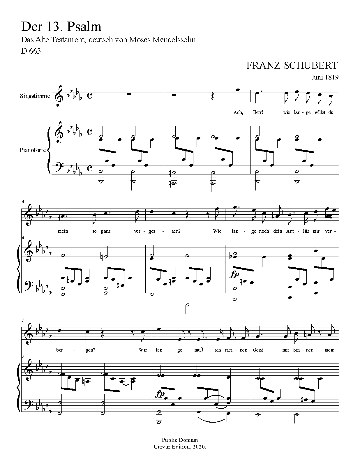 Der 13. Psalm