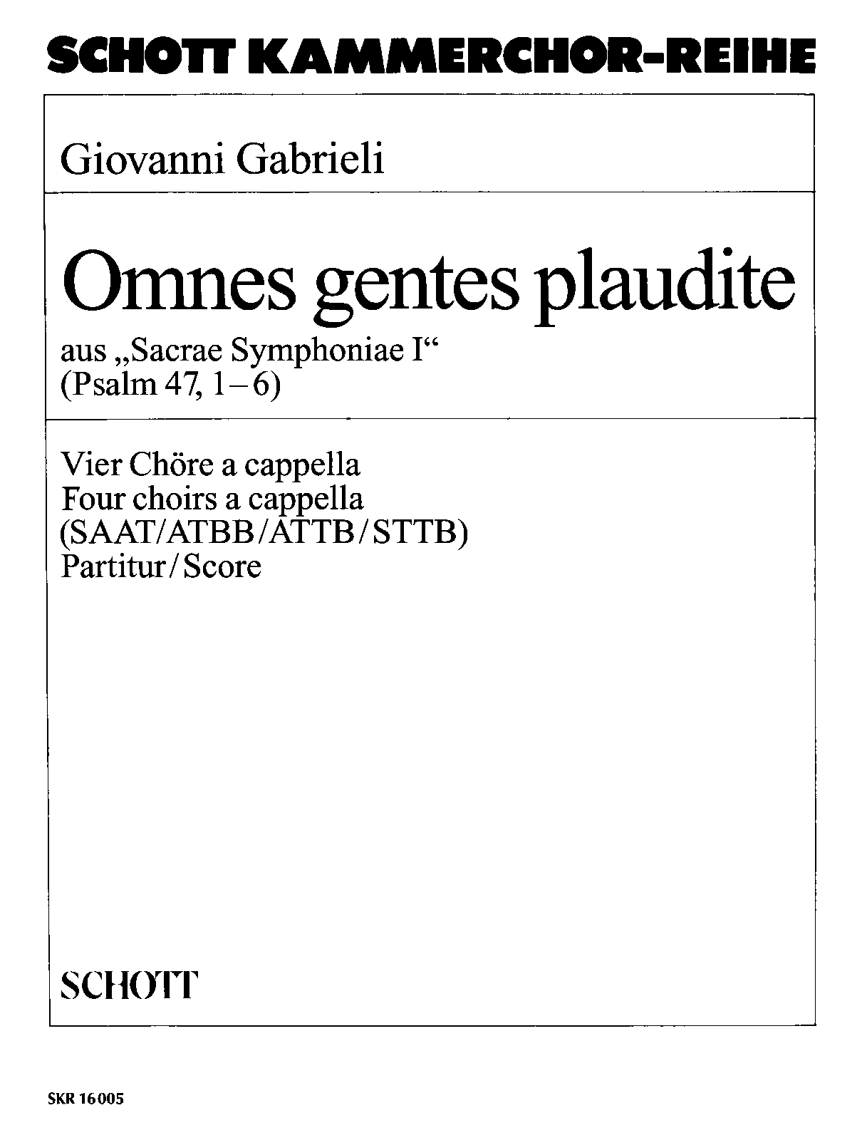 Omnes gentes plaudite manibus