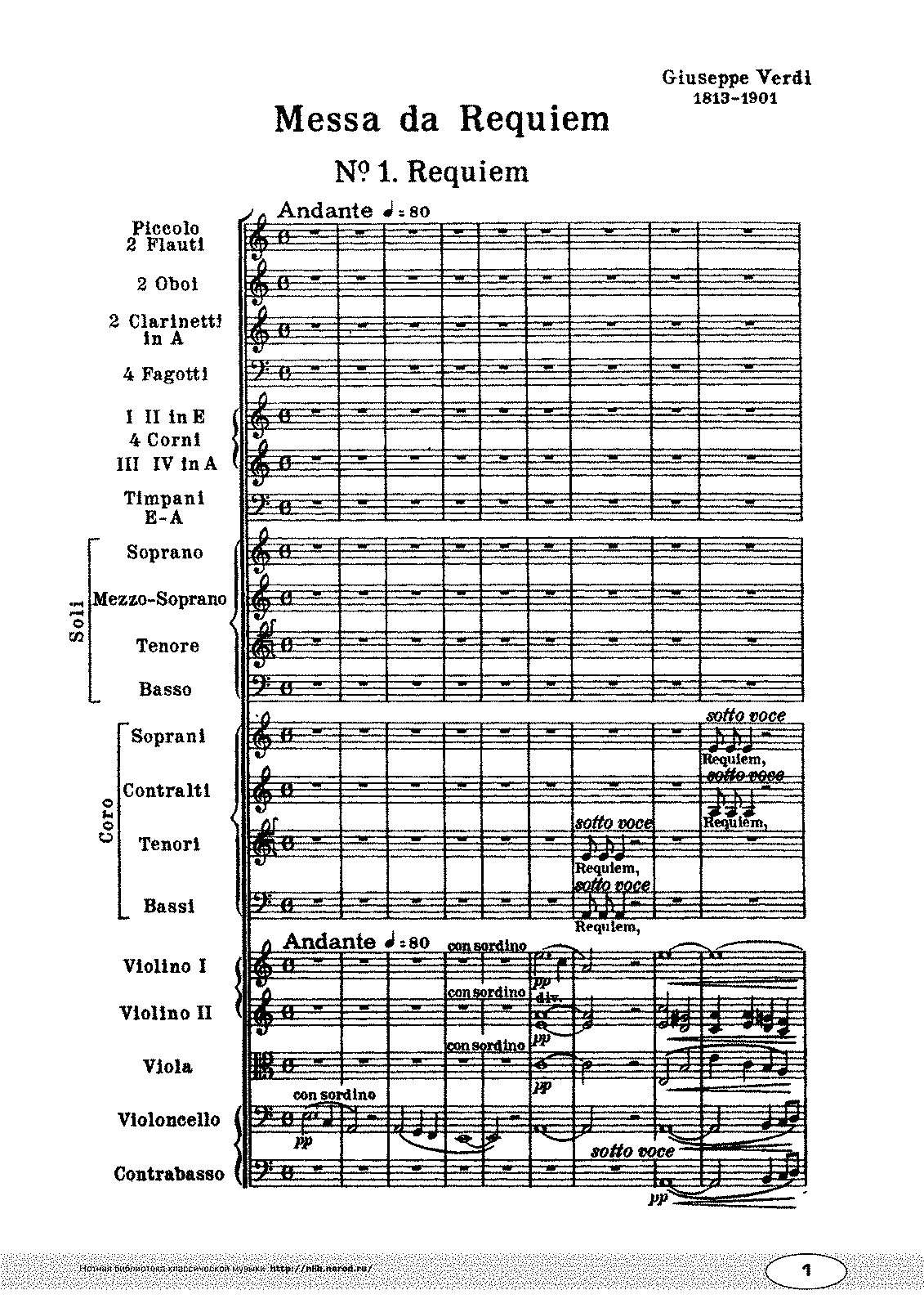 Verdi - Requiem - Texto e Notas PDF, PDF