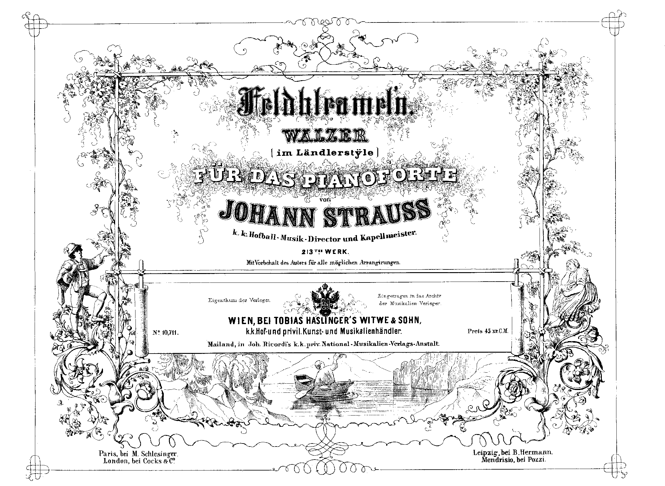 Feldbleamel'n, Op.213