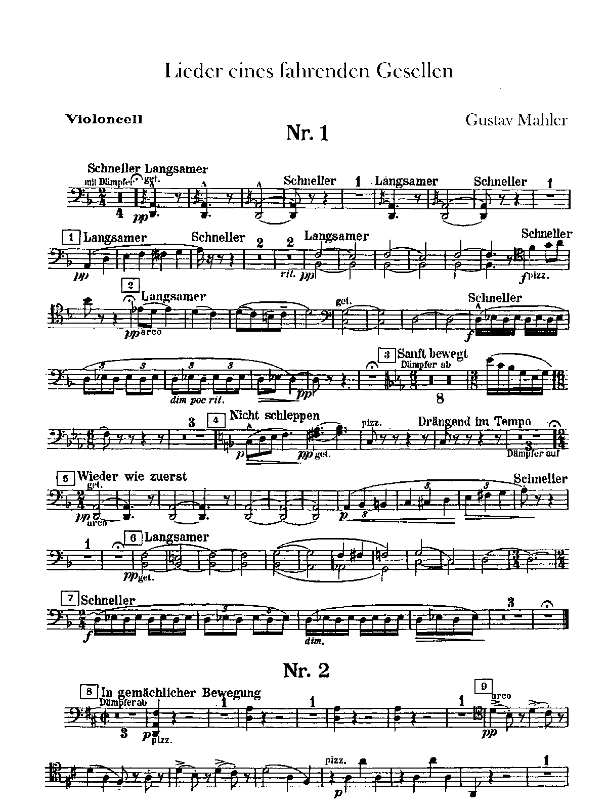 File:PMLP12556-Mahler - Lieder eines fahrenden Gesellen (cello-part)a.pdf