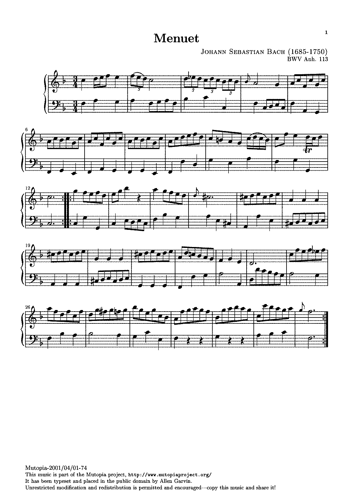 Менуэт баха магдалена бах. Анна Магдалена Бах Ноты. Petzold - Notebook for Anna Magdalena Bach, Minuet in g Major, BWV anh.115. Notebook Anna Magdalena Bach.