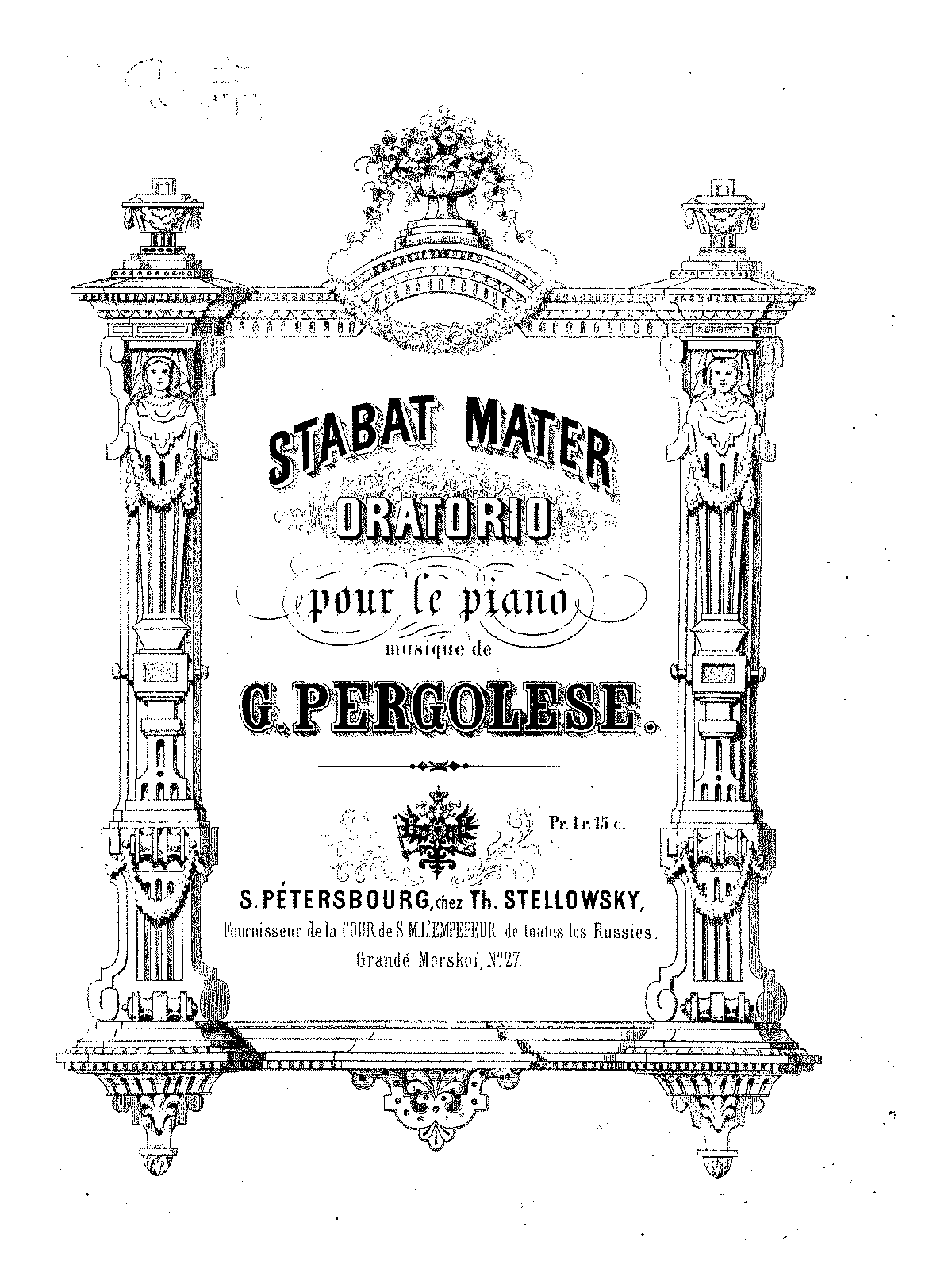 Stabat Mater, P.77 (Pergolesi, Giovanni Battista) - IMSLP: Free Sheet ...