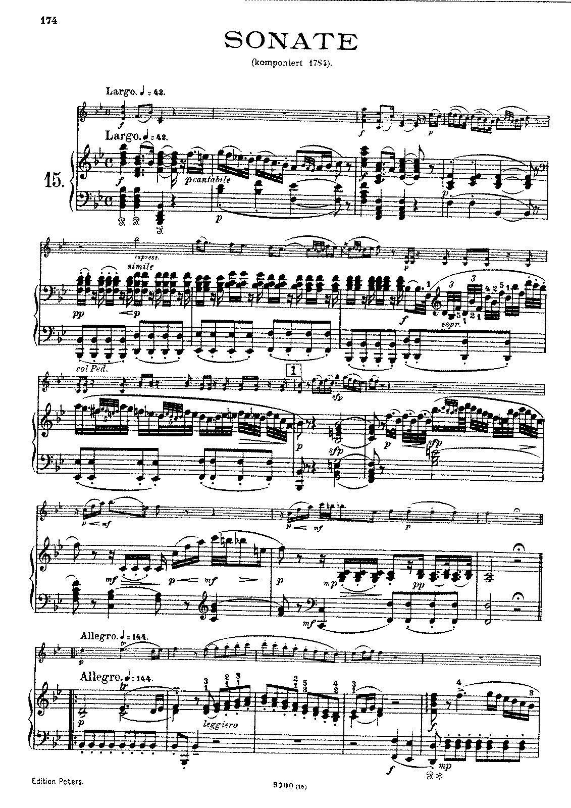 Моцарт соната для скрипки и фортепиано