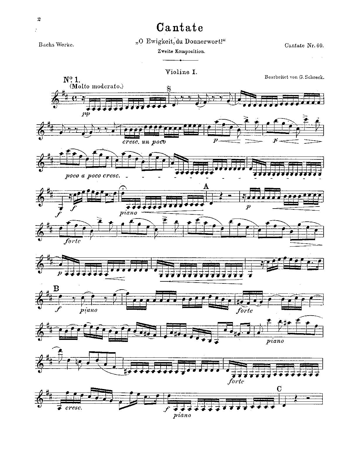 File:PMLP149306-Bach O Ewigkeit, du Donnerwort, BWV 60 - Violins I.pdf