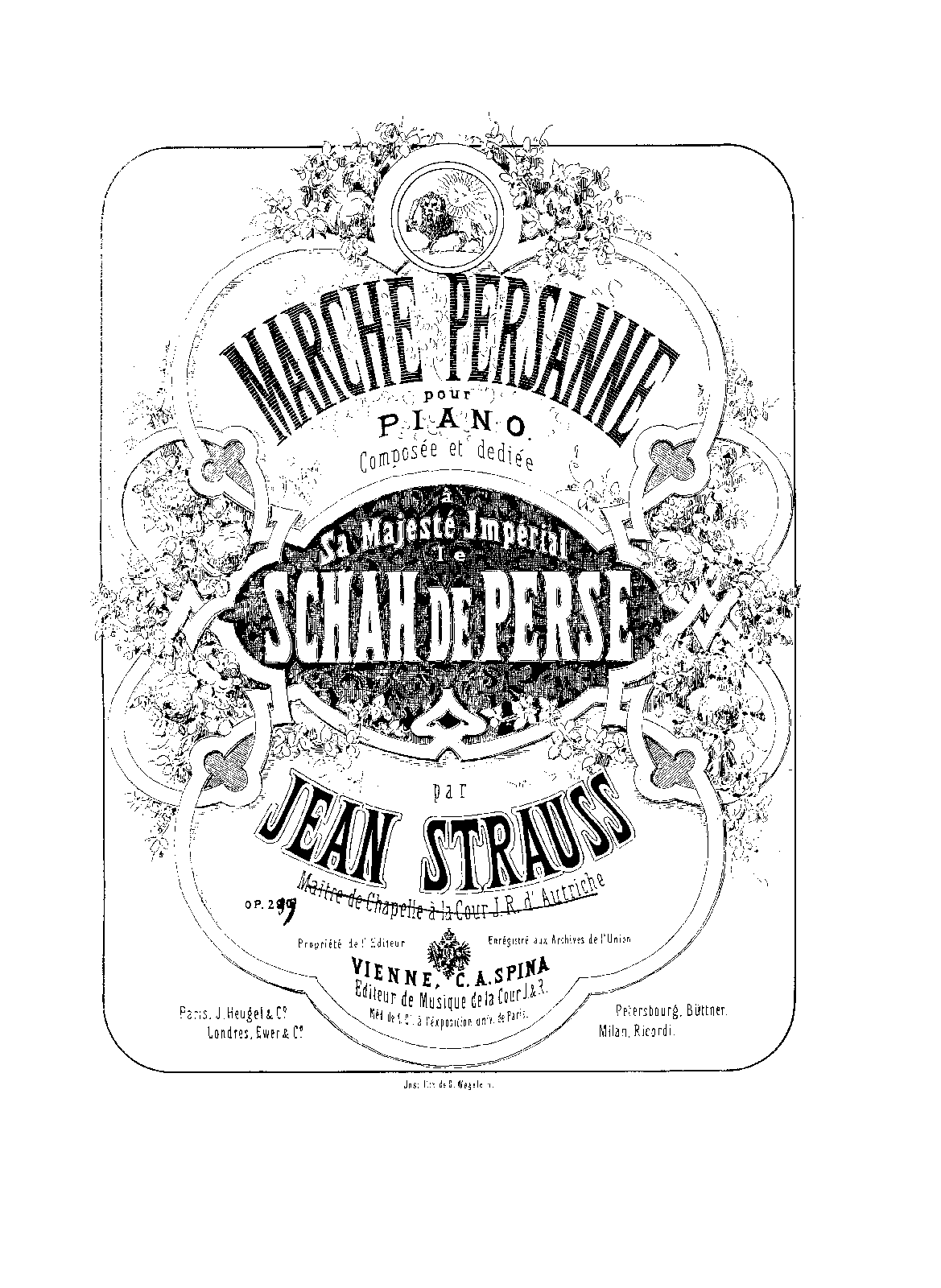 Marche Persanne, Op.289