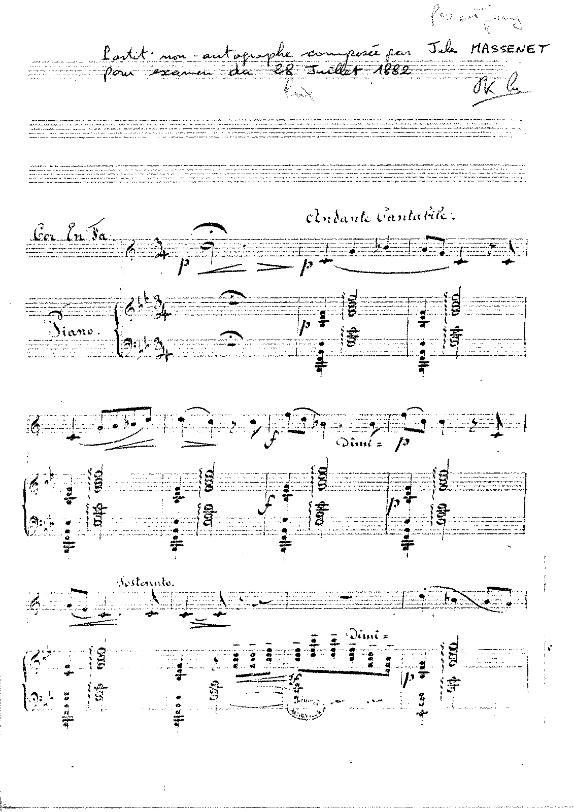 chopin cantabile in b flat major sheet music