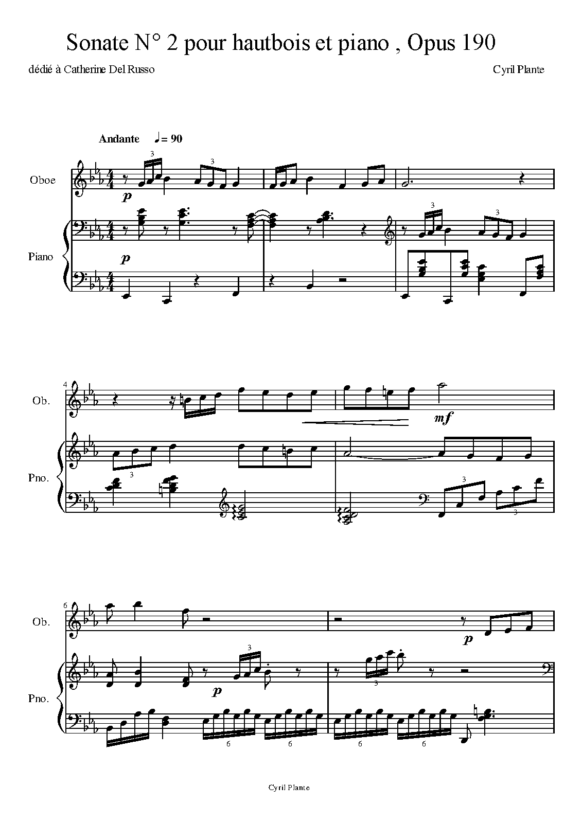 Oboe Sonata No.2, Op.190 (Plante, Cyril) IMSLP