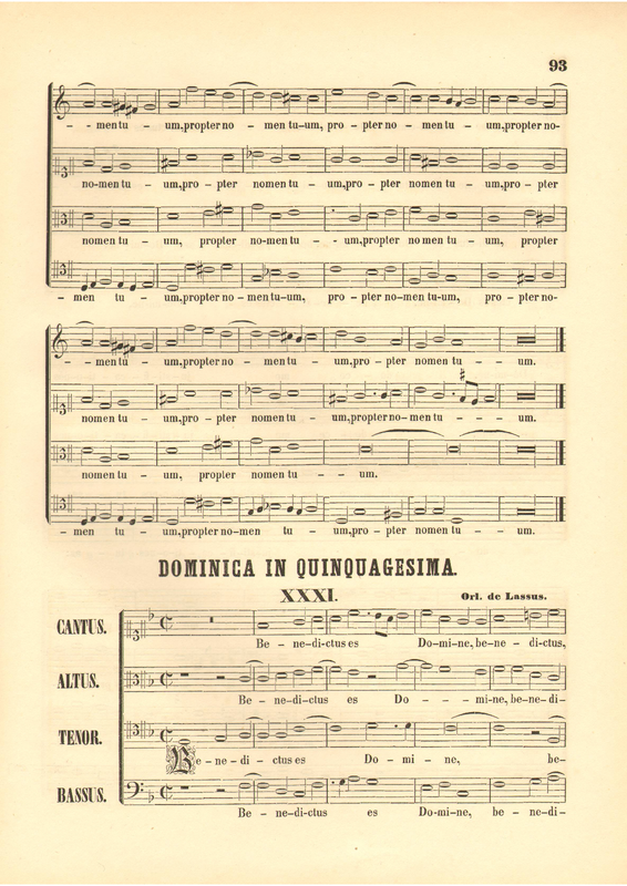Benedictus es Domine