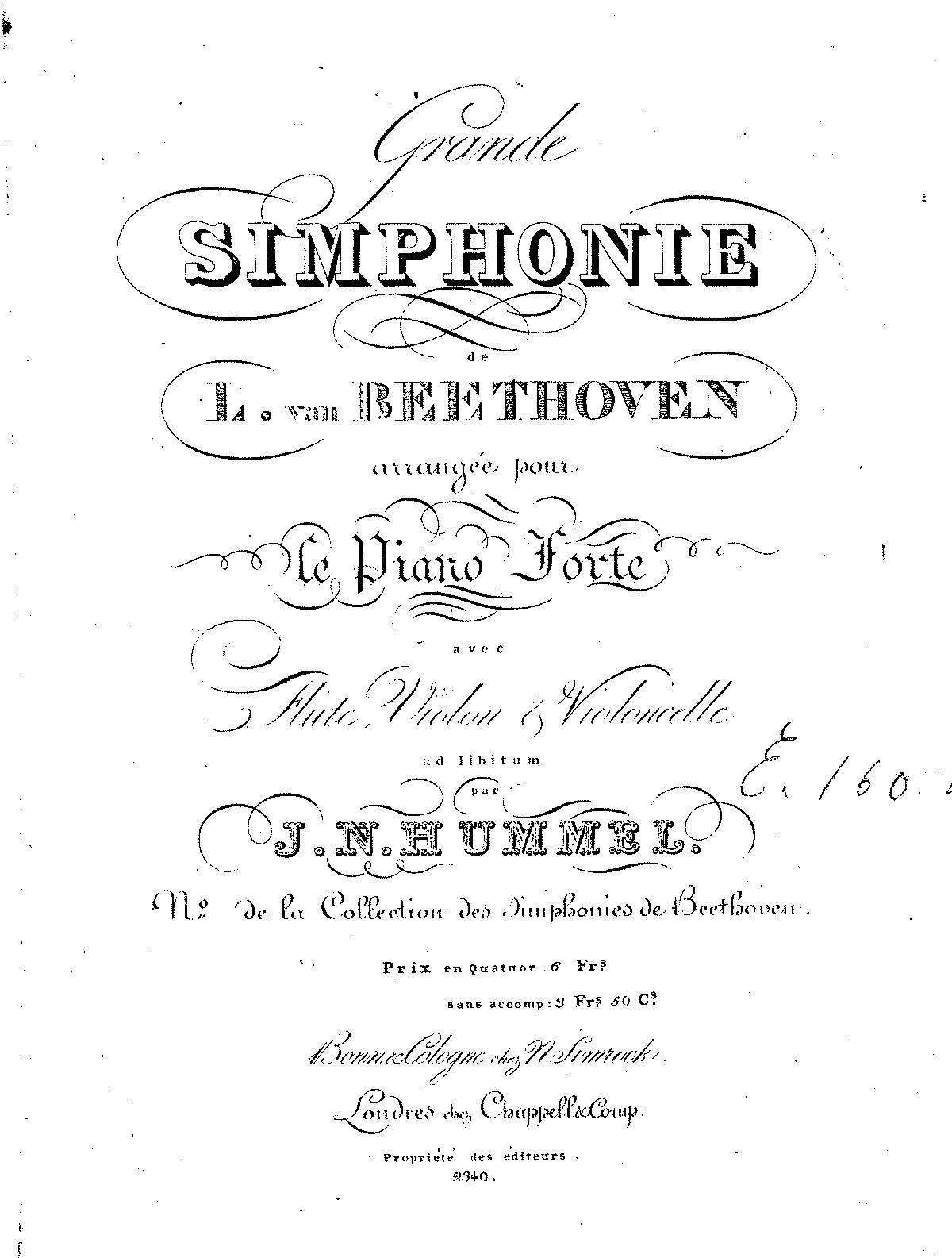 Symphony No.1, Op.21 (Beethoven, Ludwig Van) - IMSLP: Free Sheet Music ...