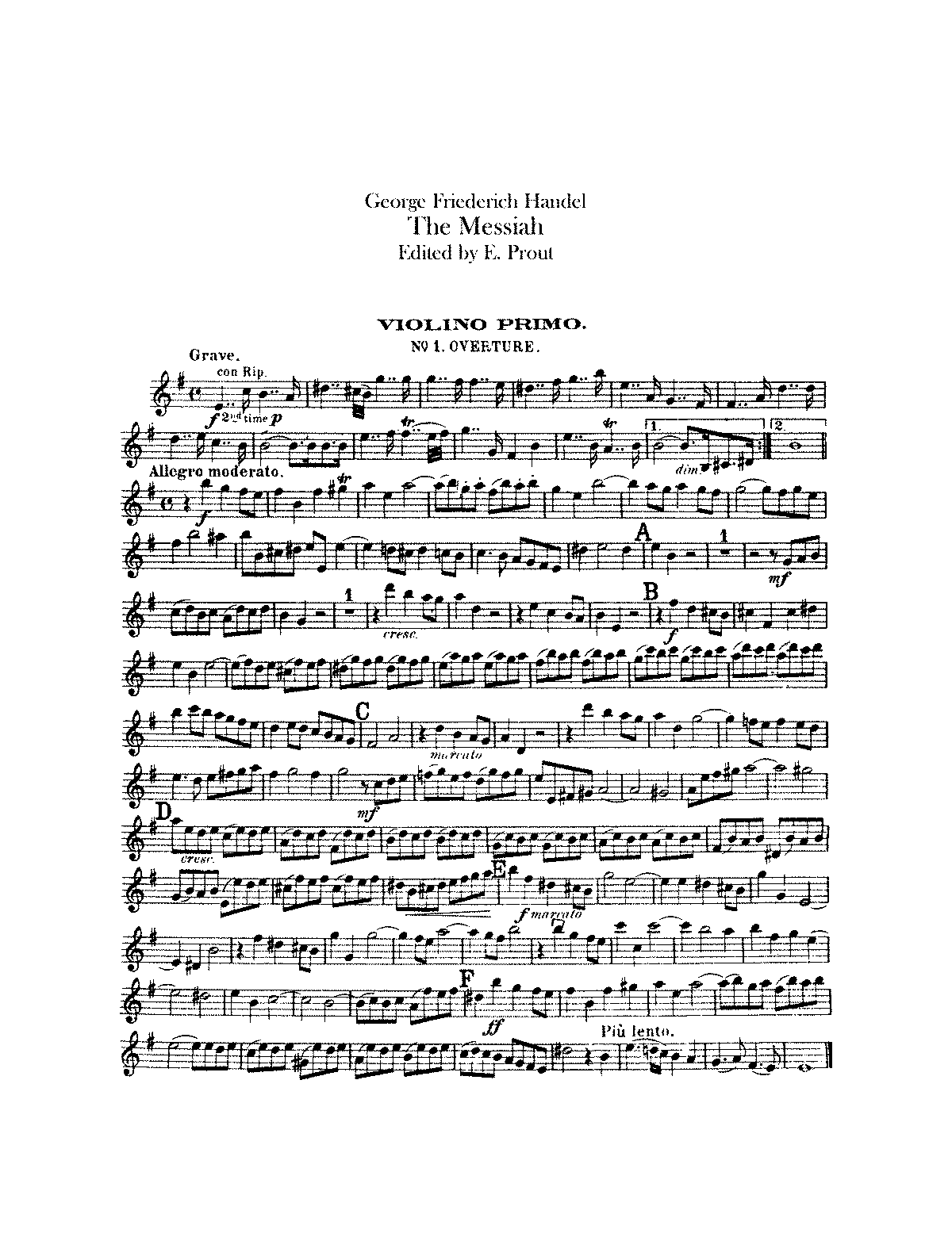 File Pmlp22568 Handel Messiahprout Violin1 Pdf Imslp Free Sheet Music Pdf Download