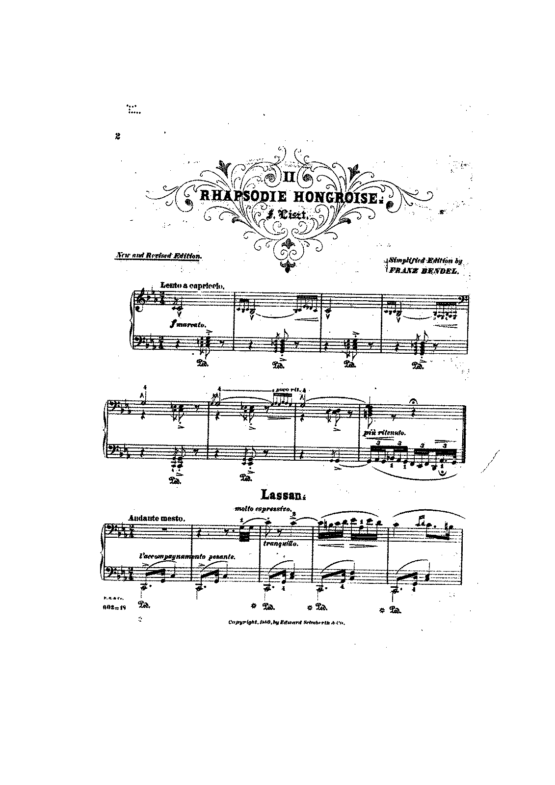 Hungarian Rhapsody No.2, S.244/2 (Liszt, Franz) - IMSLP: Free Sheet ...