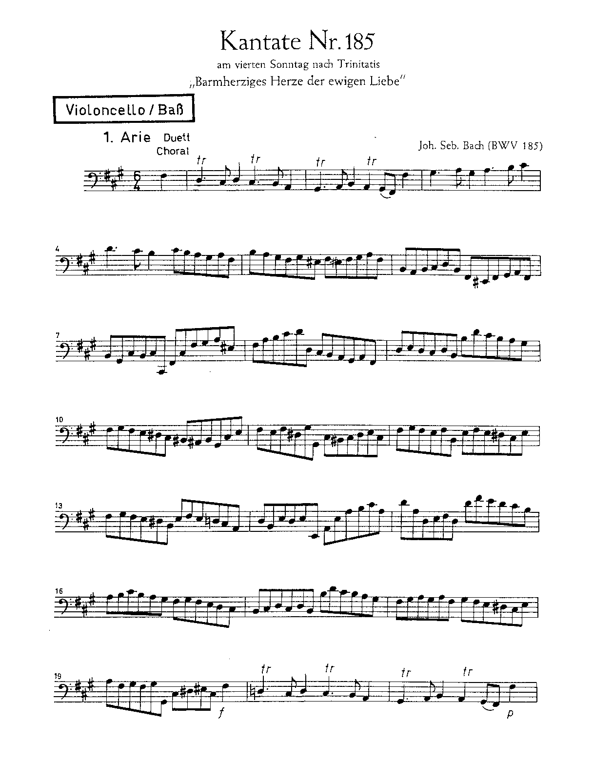 File:PMLP150097-Bach Barmherziges Herze der ewigen Liebe, BWV 185 - Cellos, Basses.pdf