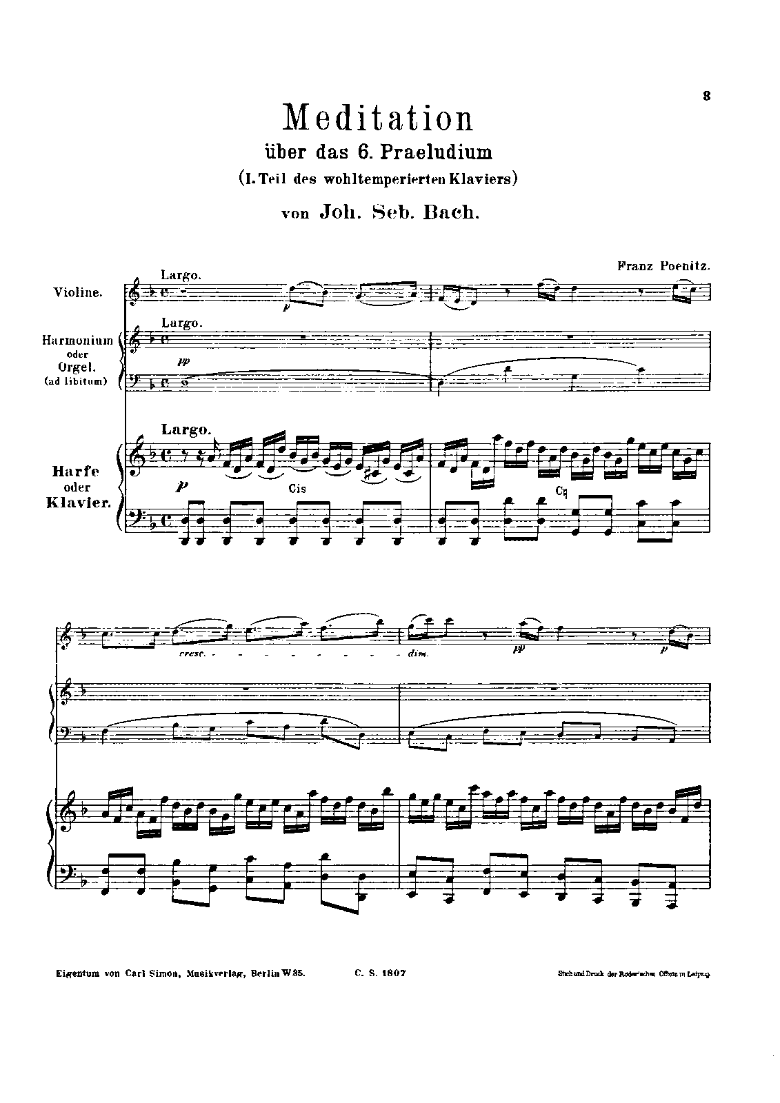 File:PMLP306444-Poenitz, Franz, Meditation on the 6th. Prelude of The Well-Tempered Clavier I, CS mono.pdf