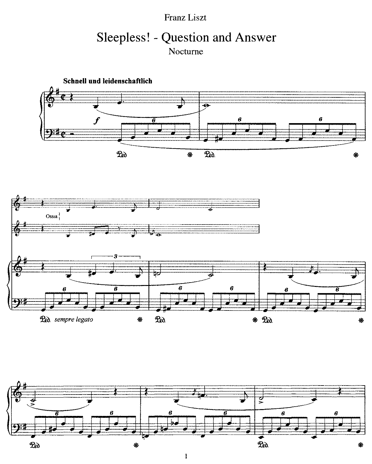 Sleepless nocturne. Франц лист Ноктюрн. Liszt: Oh! Quand je dors scores труба Ноты. Sleepless Nocturne ane.