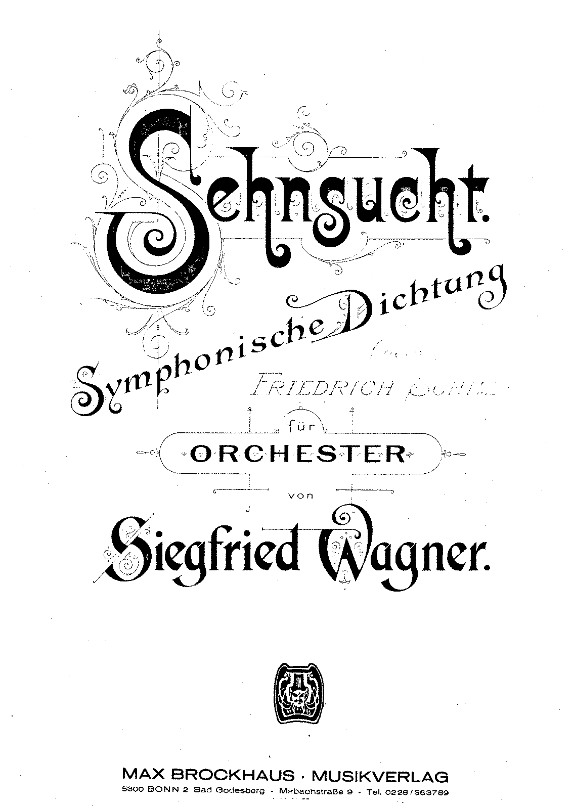 Sehnsucht (Wagner, Siegfried) - IMSLP