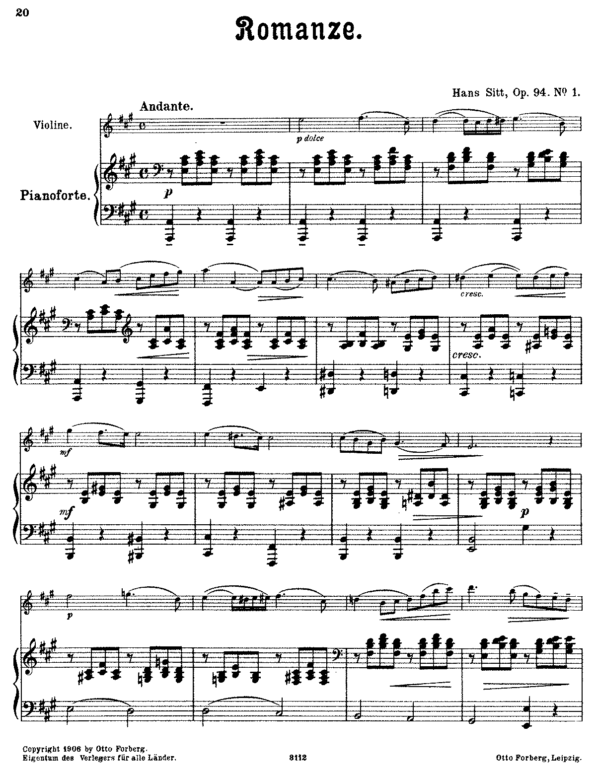 3 Instruktive Vortragsstücke, Op.94 (Sitt, Hans) - IMSLP