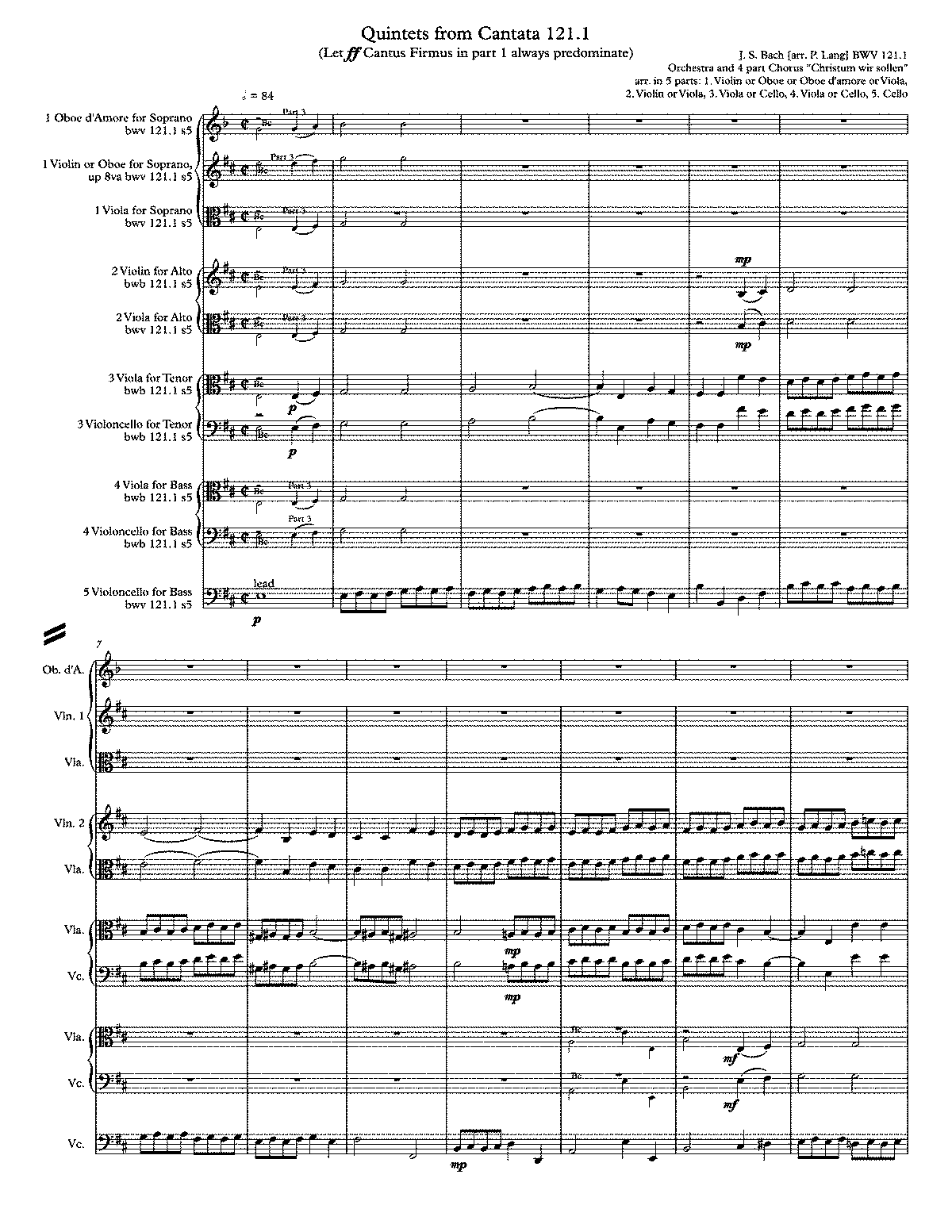 Christum wir sollen loben schon, BWV 121 (Bach, Johann Sebastian ...