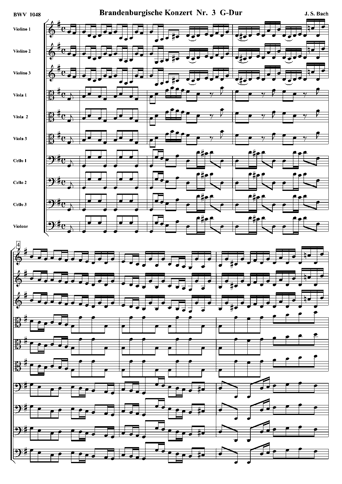 brandenburgisches konzert nr. 3 imslp