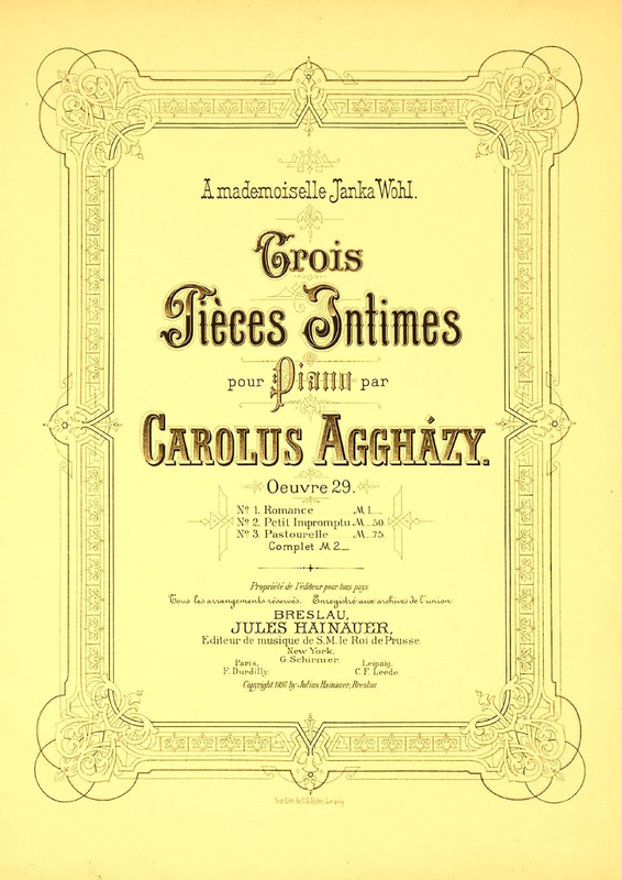 Trois Pieces Intimes