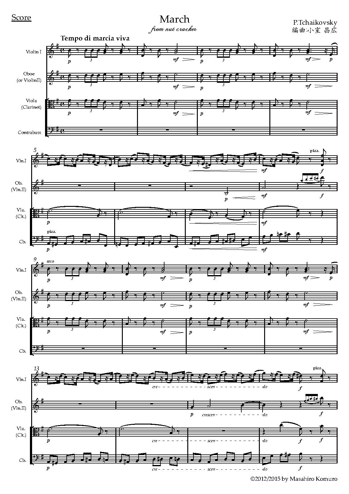 The Nutcracker (suite), Op.71a (Tchaikovsky, Pyotr) IMSLP Free Sheet