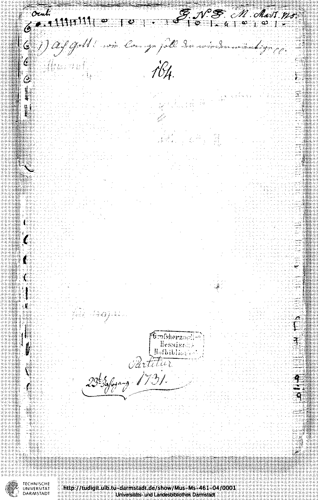 Ach Gott wie lange soll der Widerwärtige, GWV 1122∕53 (Graupner ...