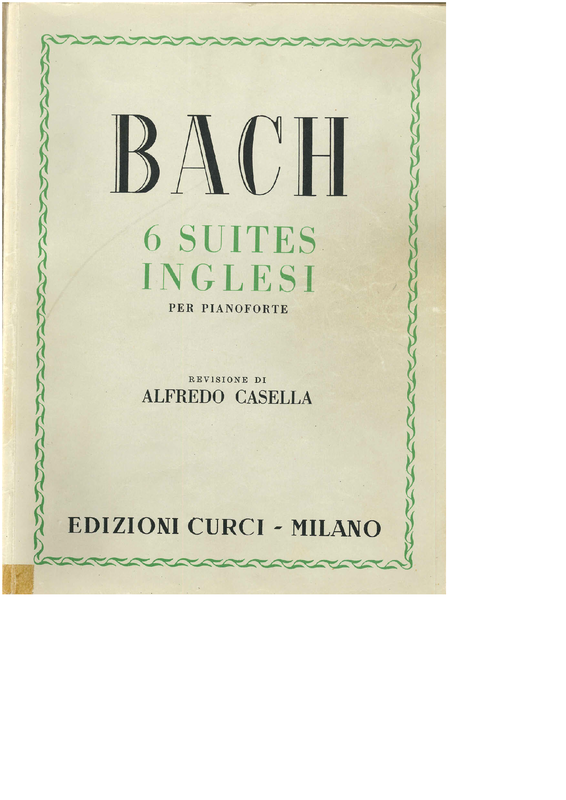 6 English Suites, BWV 806-811 (Bach, Johann Sebastian) - IMSLP: Free ...