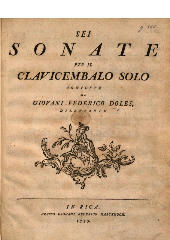 6 Harpsichord Sonatas (Doles, Johann Friedrich) IMSLP