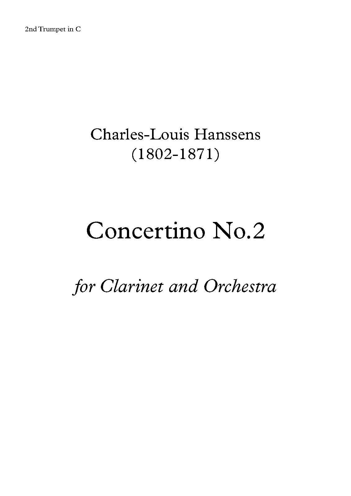 File:PMLP415085-Hanssens - Concertino for Clarinet No.2 - 2nd Trumpet in C.pdf