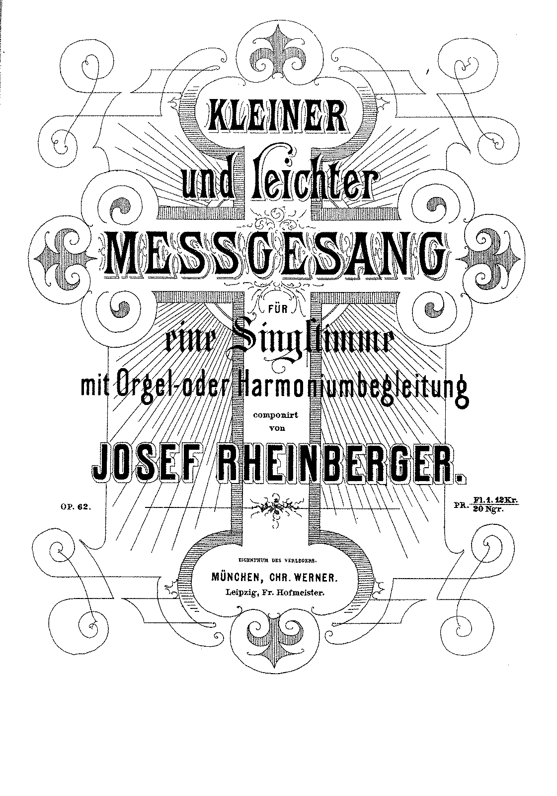 Missa Puerorum, Op.62 (Rheinberger, Josef Gabriel) - IMSLP