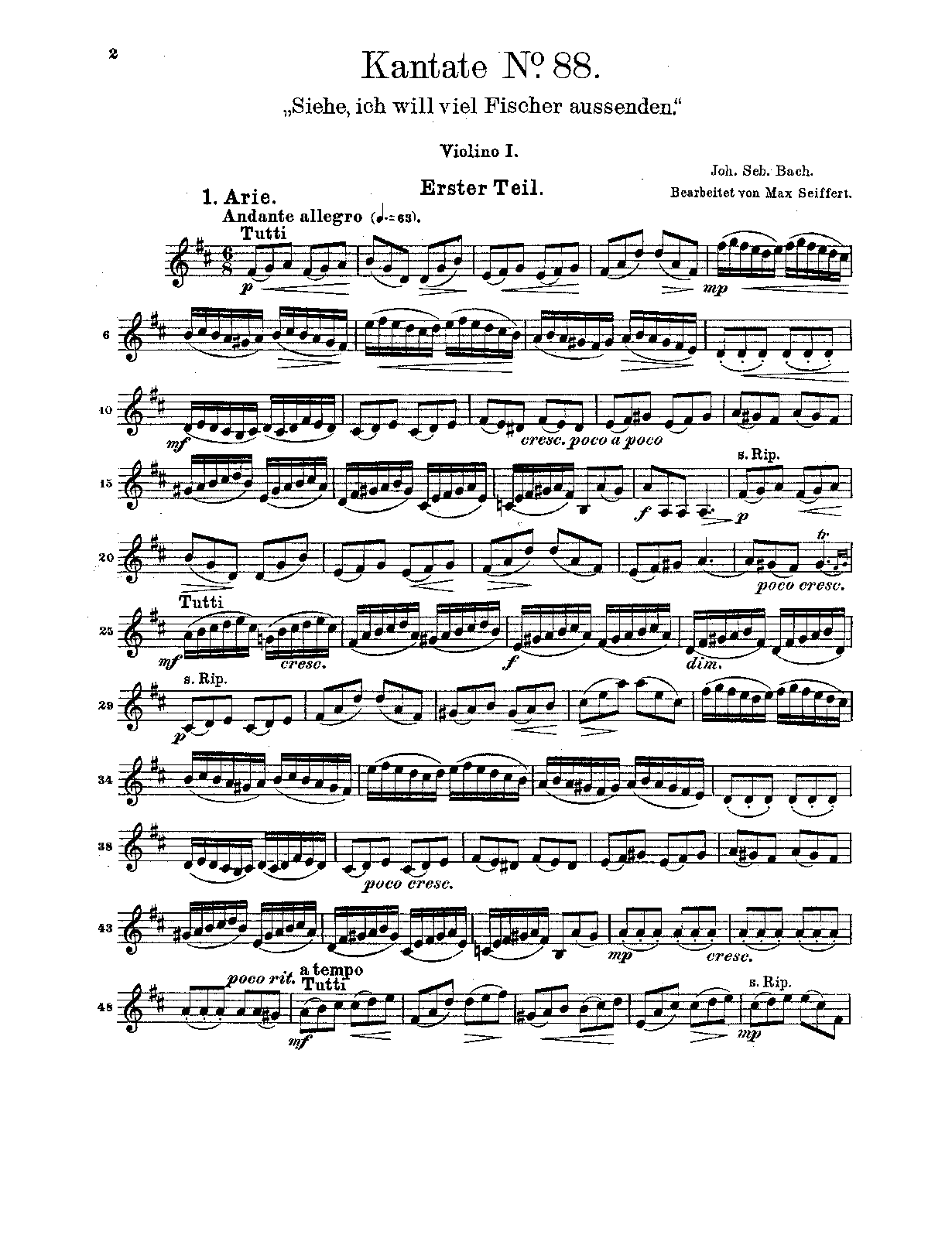 File:PMLP149590-Bach Siehe, ich will viel Fischer aussenden, BWV 88 - Violins I.pdf