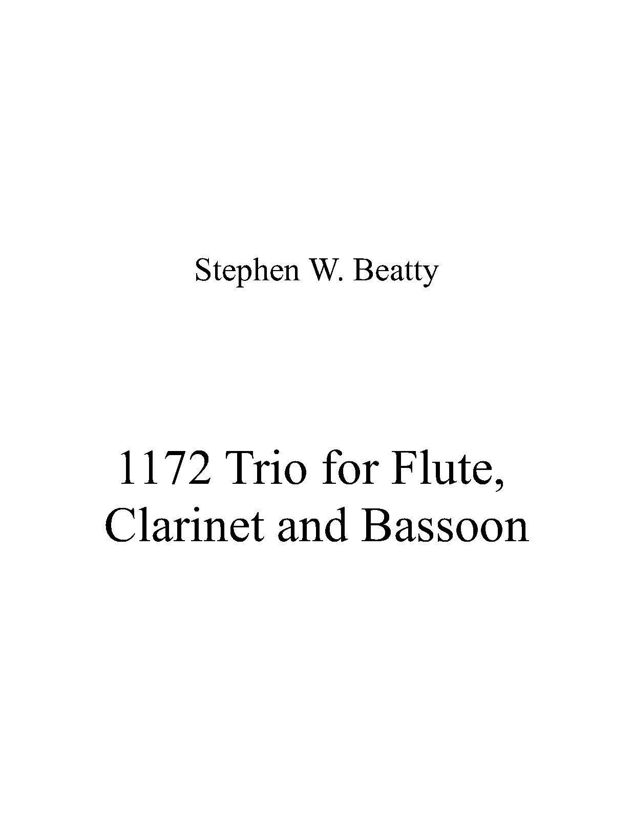Trio for Flute, and Bassoon, Op.1172 (Beatty, Stephen W.) IMSLP