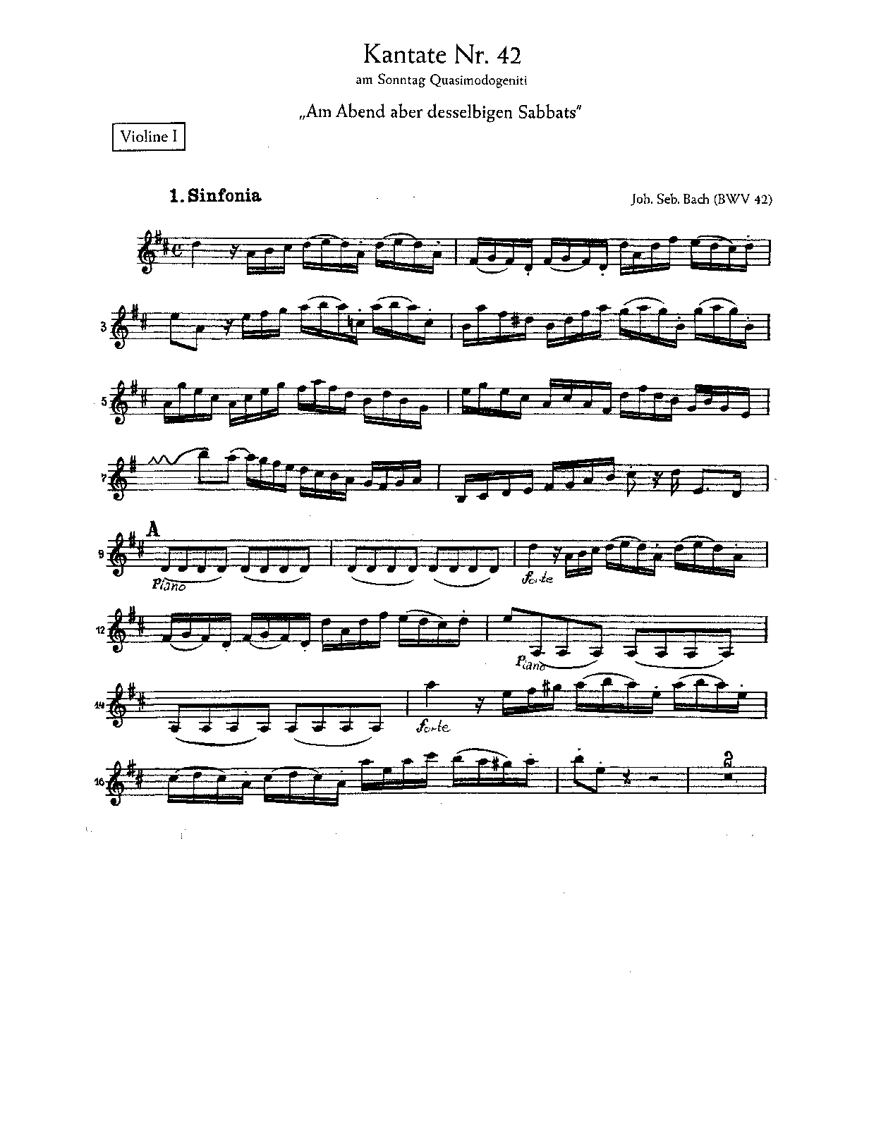 File:PMLP149284-Bach Am Abend aber desselbigen Sabbats, BWV 42 - Violins I.pdf