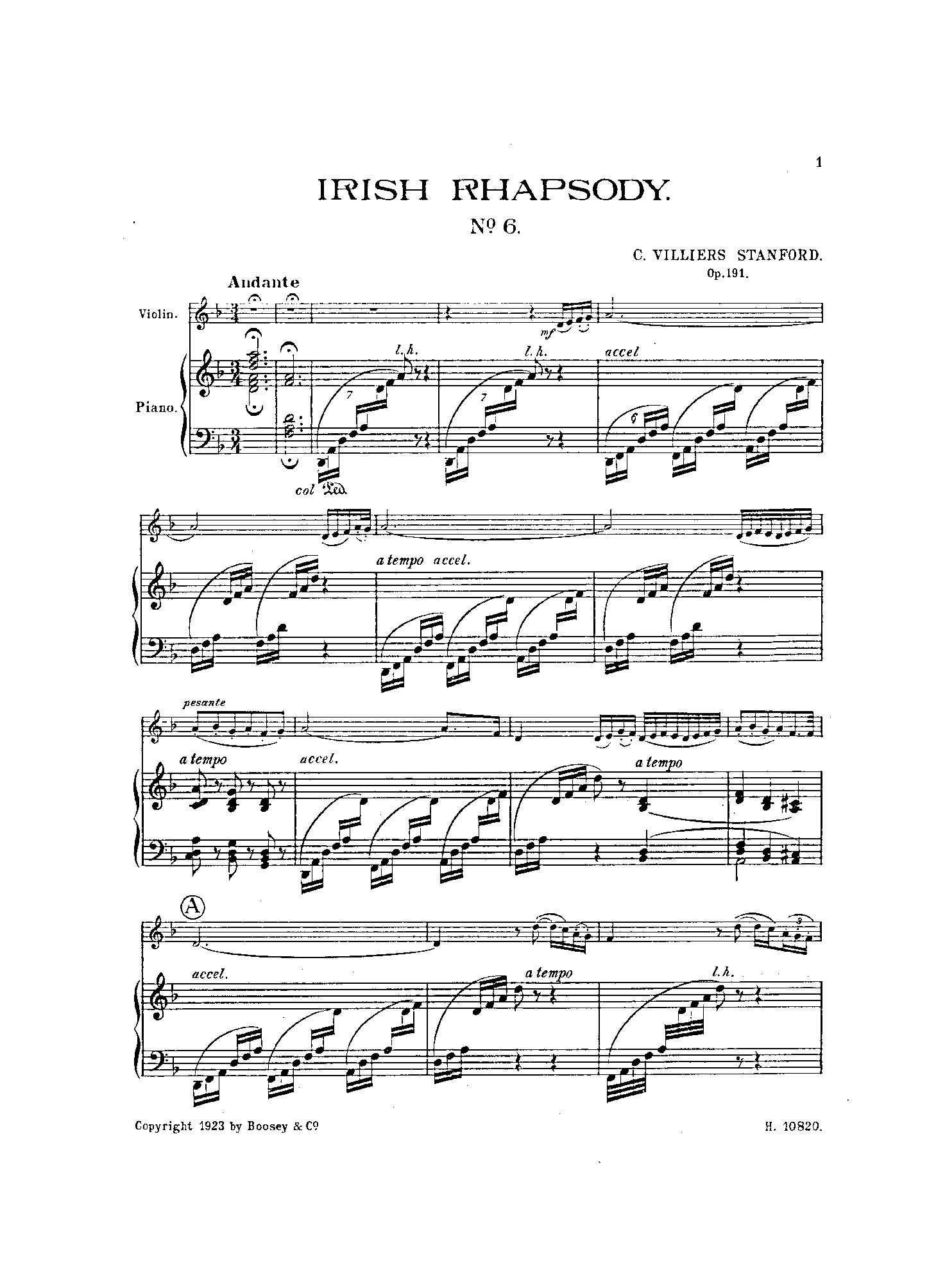 Irish Rhapsody No.6
